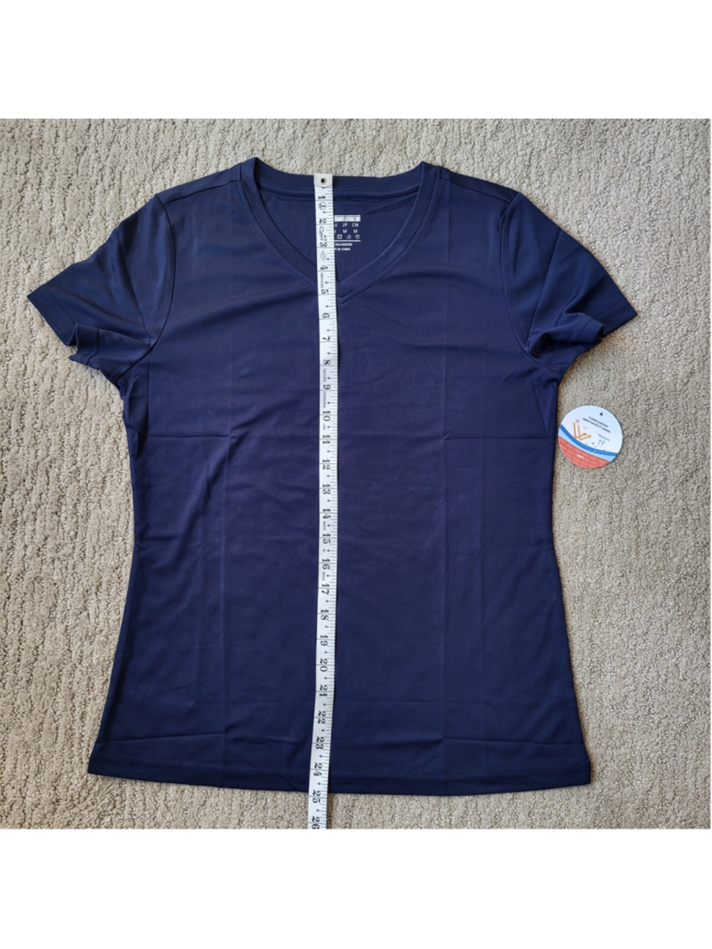 Women’s UPF 50+ Short Sleeve Shirt – Boladeci – Dark Blue – Size S – NWT - Picture 7 of 9
